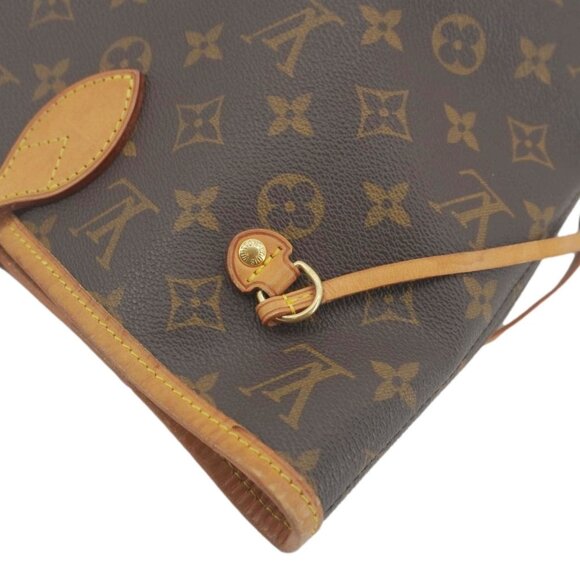 Louis Vuitton  Neverfull MM Monogram Canvas Shoulder Bag Brown - Picture 3 of 14